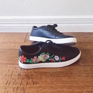 Steve Madden embroidered/beaded sneakers